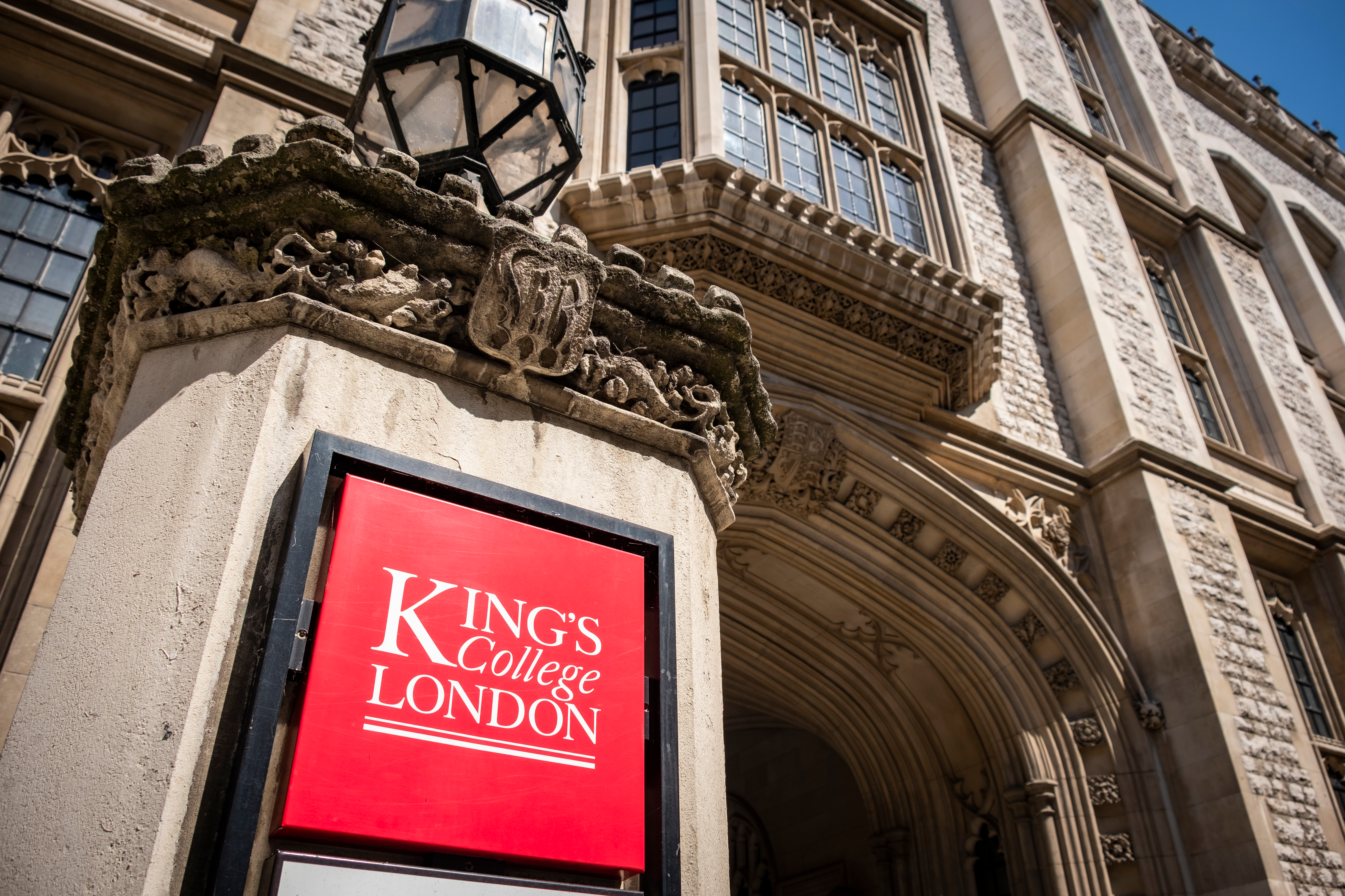 A view outside of the King's College London (KCL)