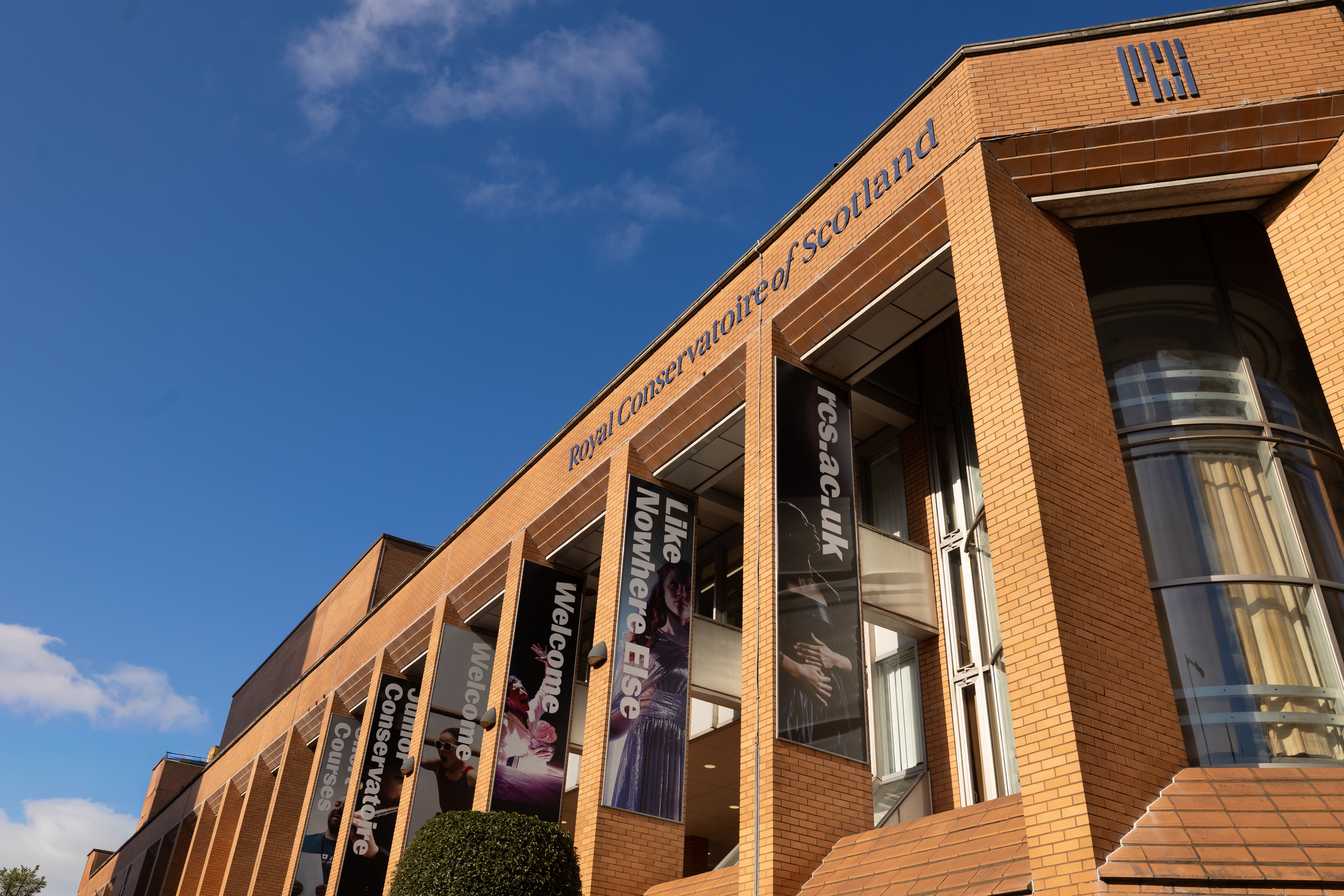 A view outside of the Royal Conservatoire of Scotland