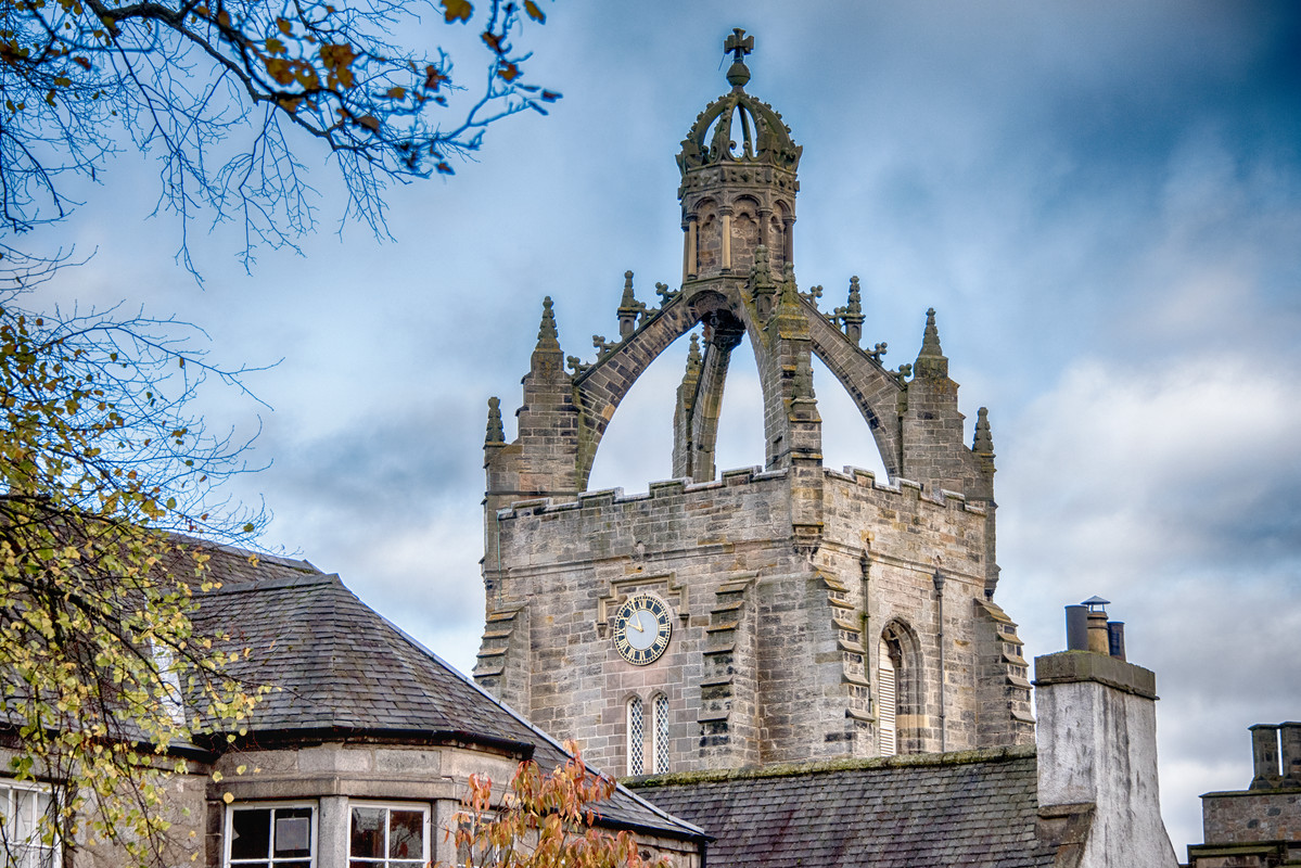 A view outside of the University of Aberdeen