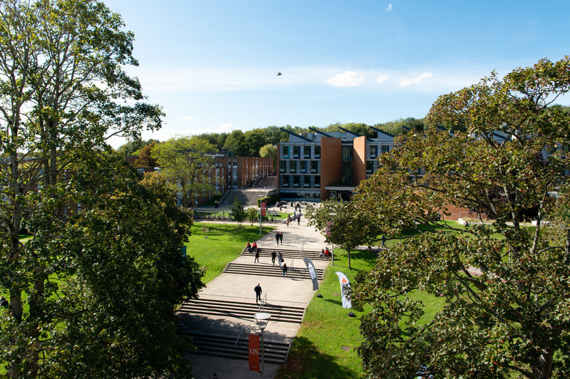 A view outside of the University of Sussex